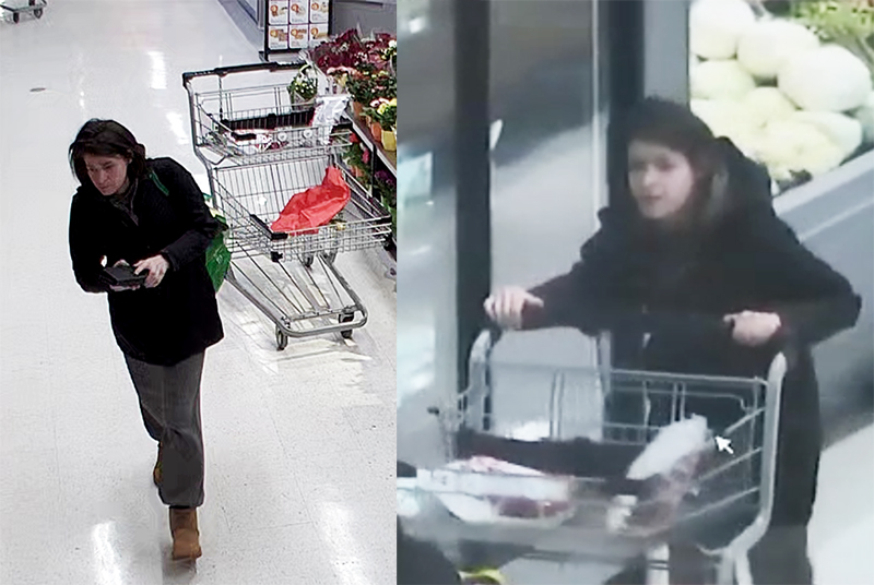 Photo of female suspect